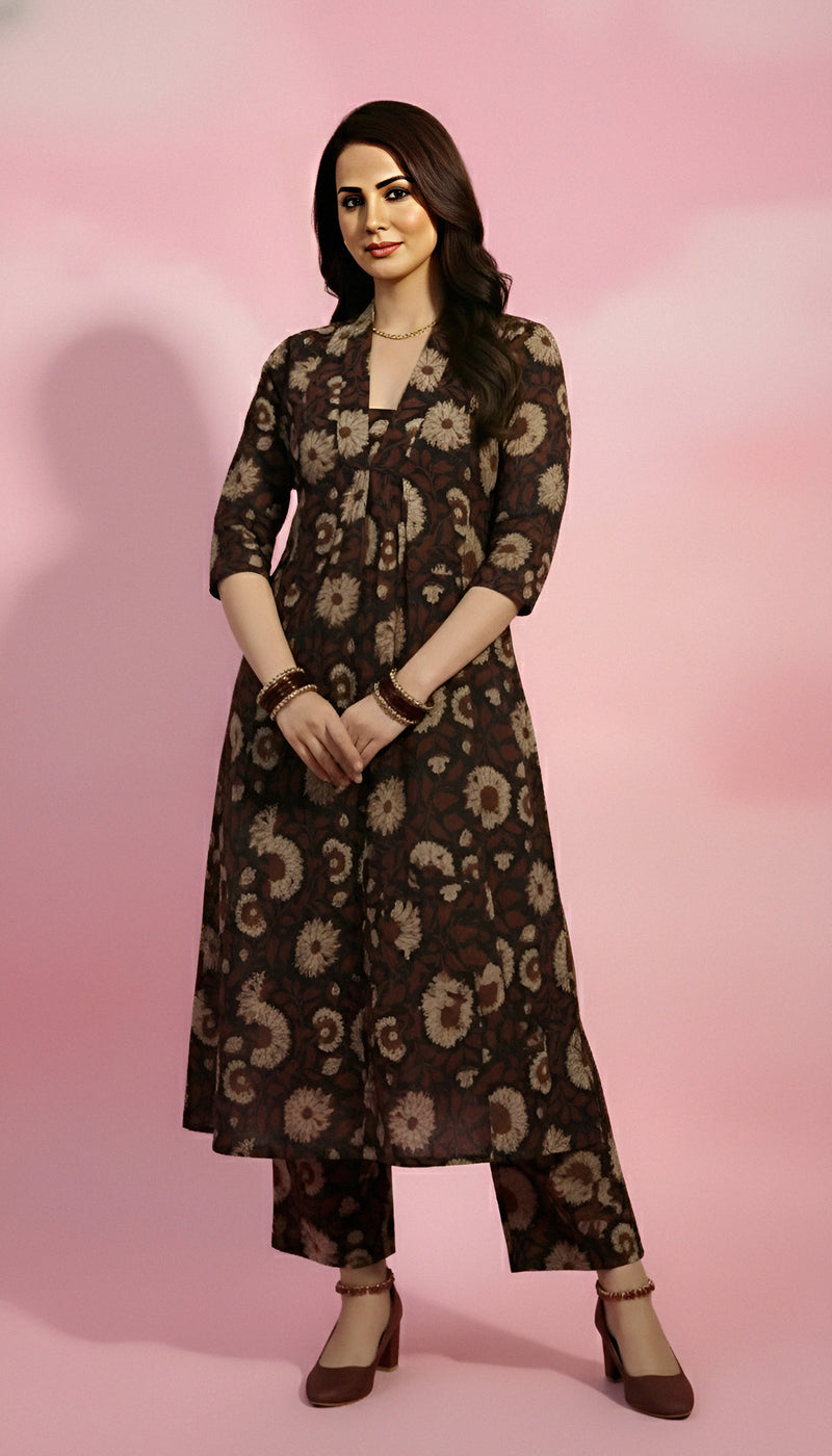 Alien Print Flair Kurti