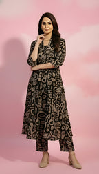 Abstract Flair Kurti