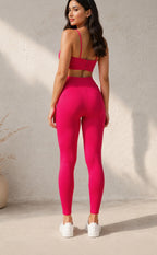 Rani Pink Cotton Stretch Ankle Length Legging