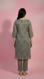 Koel Print Straigt kurti