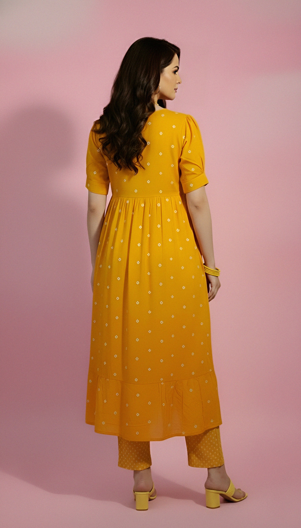 Elephant Print Flair Kurti