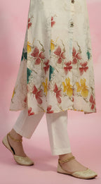 Floral Print Flair Kurti
