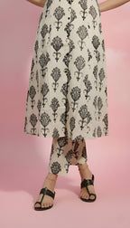 Flower Print Straight Kurti