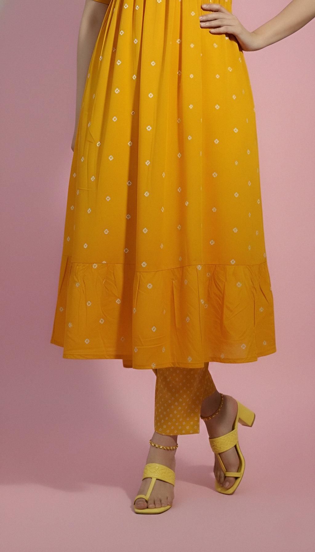 Elephant Print Flair Kurti