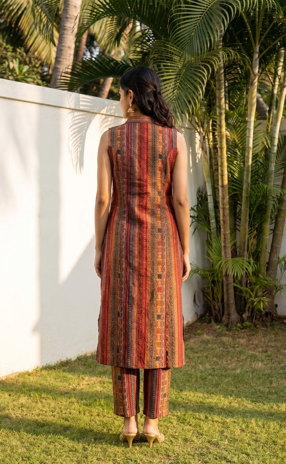 Marron Modal All-Over Printed Co-ord Set