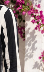 Black And White Cotton Co-ord Set
