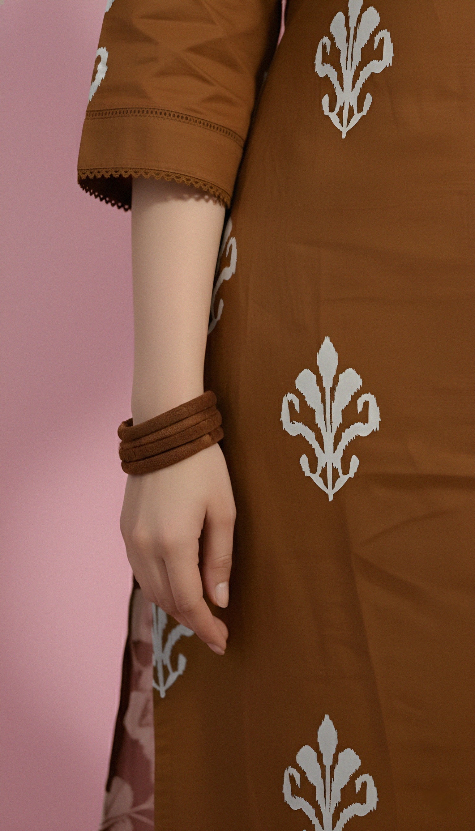 Brown Kurti Set