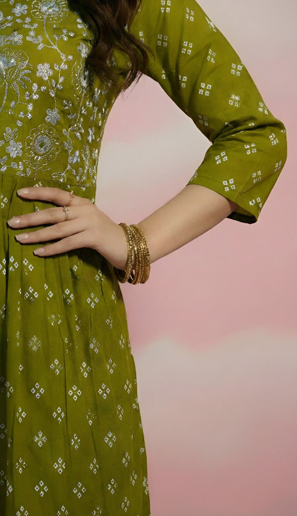 Embroidered Flair Kurti