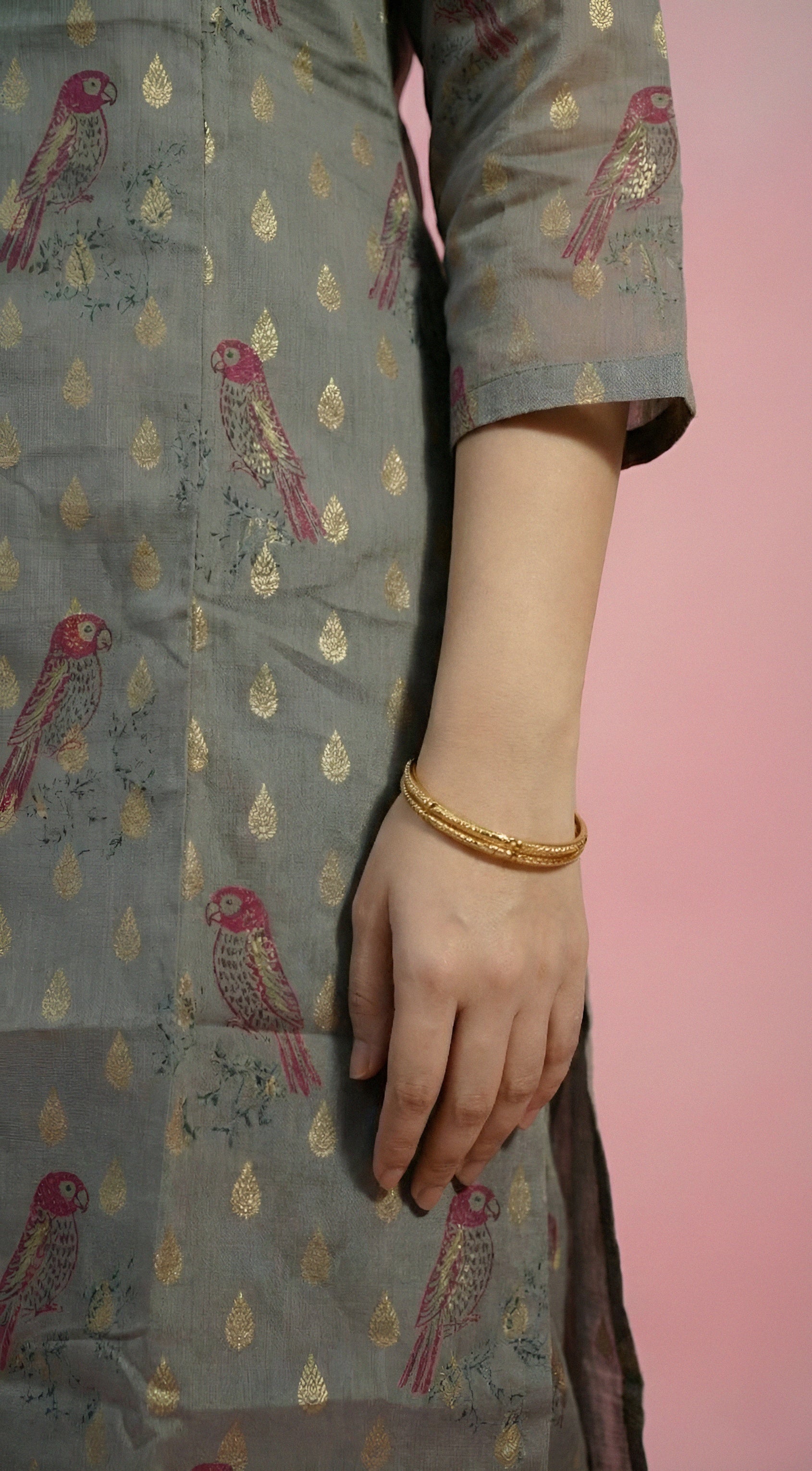 Koel Print Straigt kurti