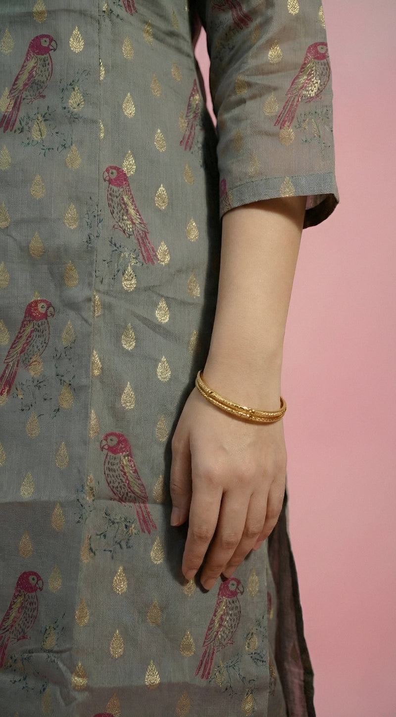 Koel Print Straigt kurti