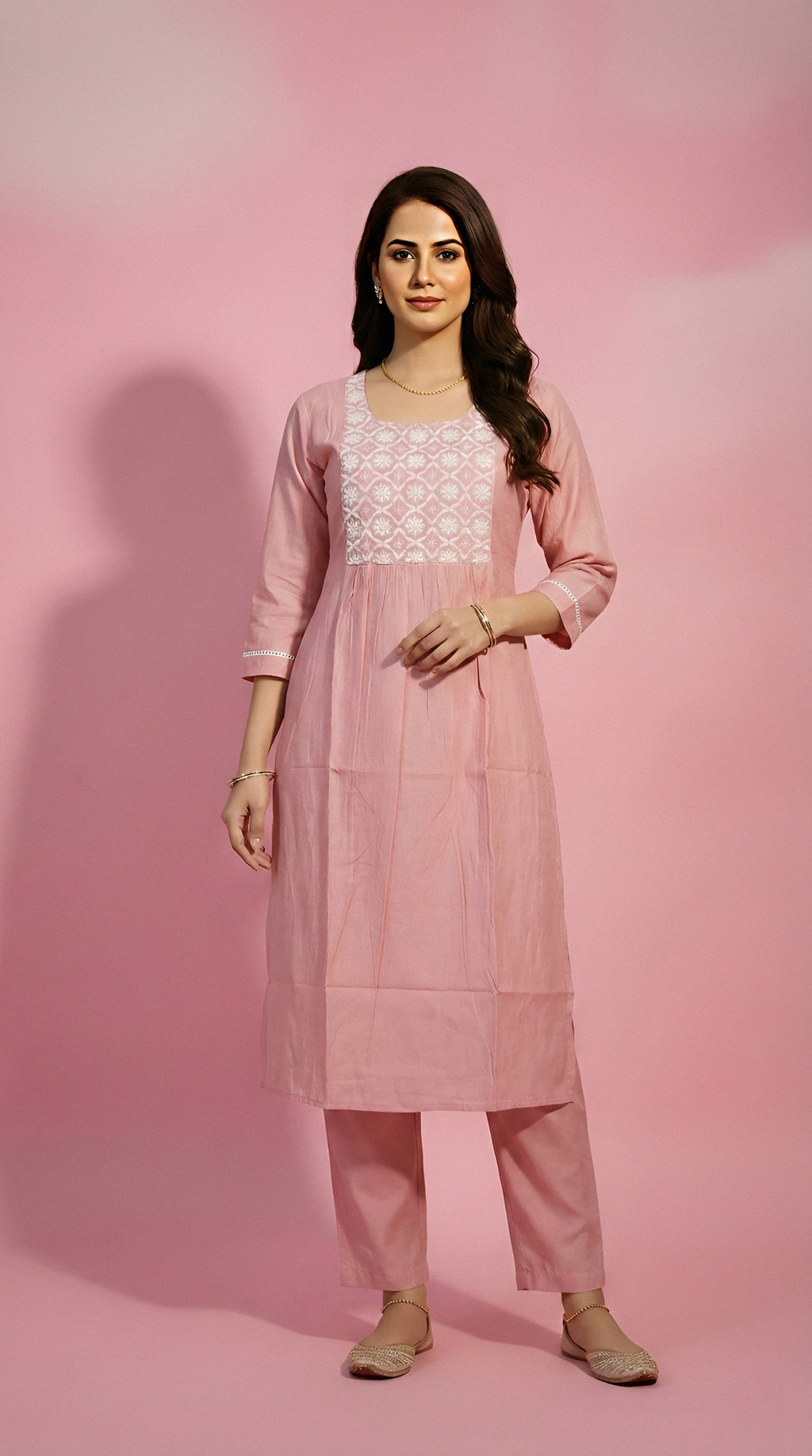 Pink Flair Kurti