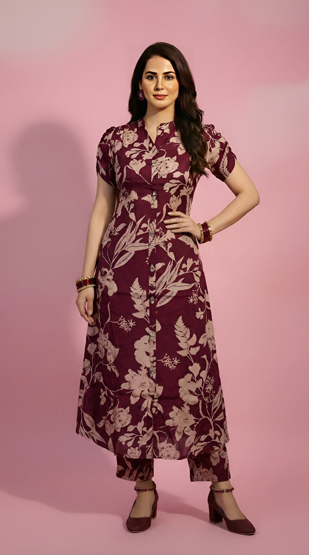 Floral Flair  Kurti