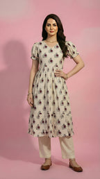Elephant Print Flair Kurti
