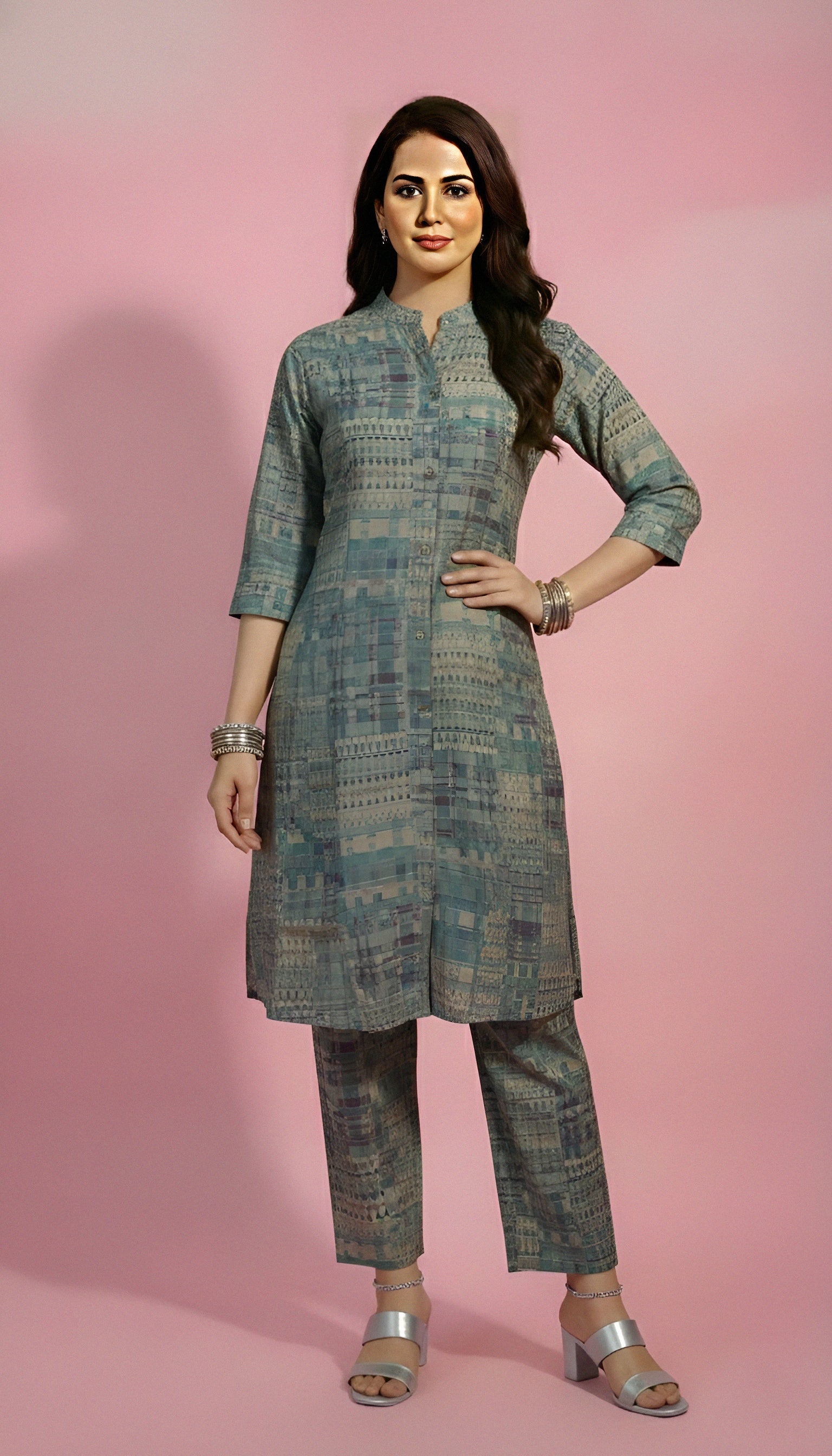 Multi Color Kurti Set