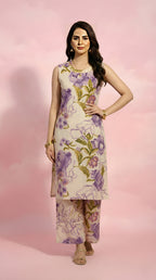 Purple Print Co-ord Set