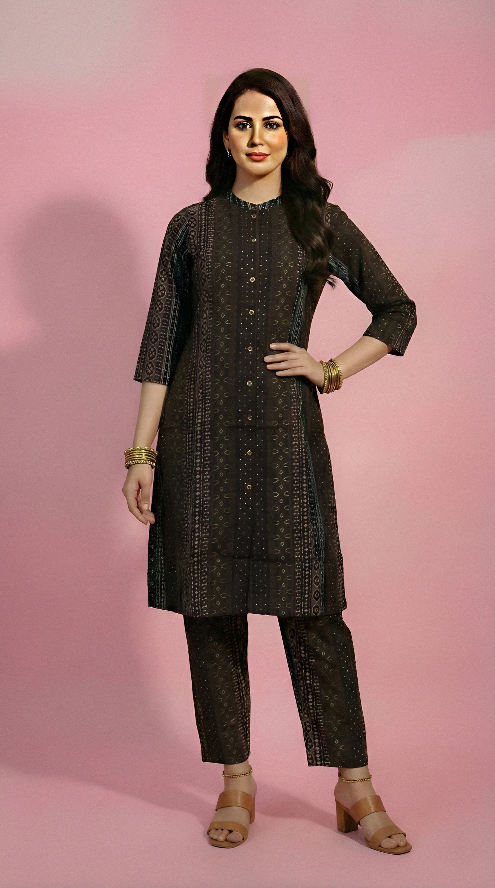Printed Kurti Set