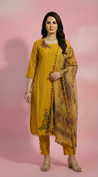 Worked Kurti Set
