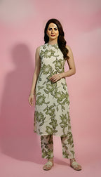 Green Floral Co-ord Set