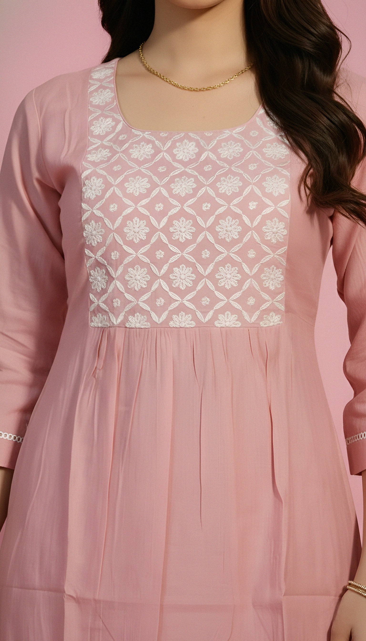 Pink Flair Kurti