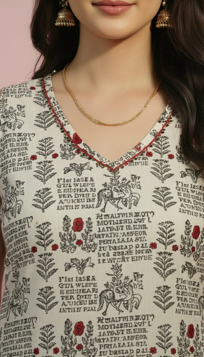 Letter Print Co-ord Set