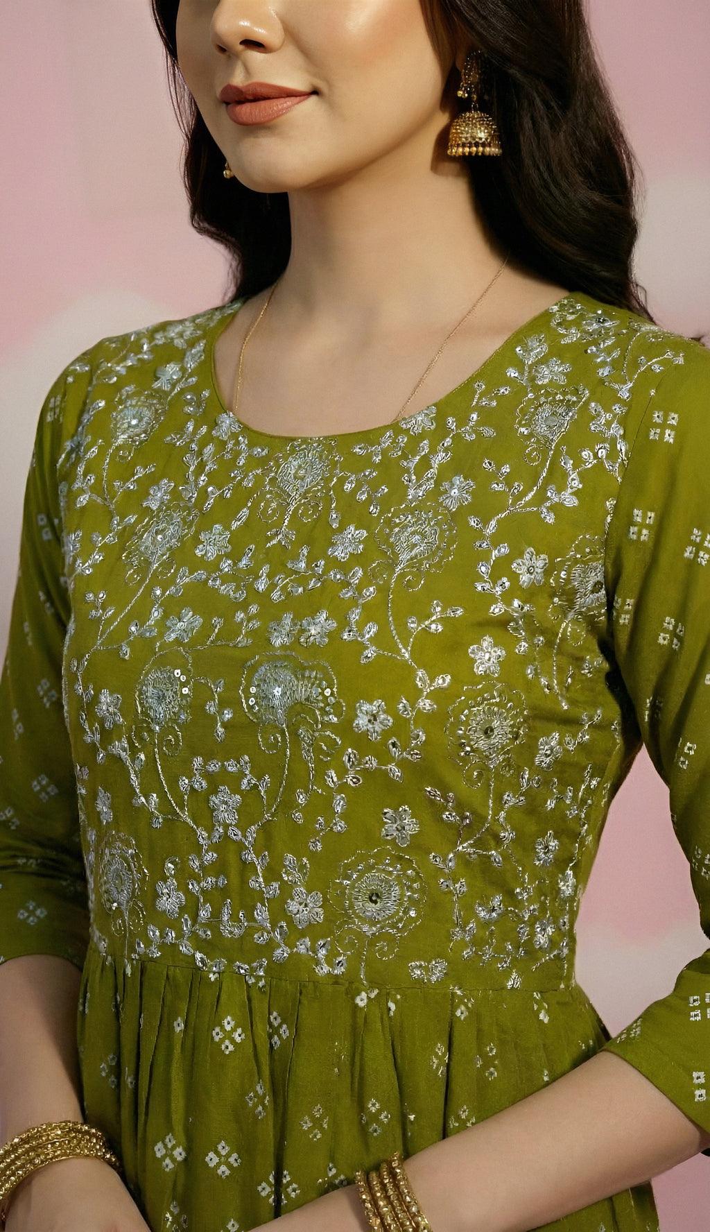 Embroidered Flair Kurti