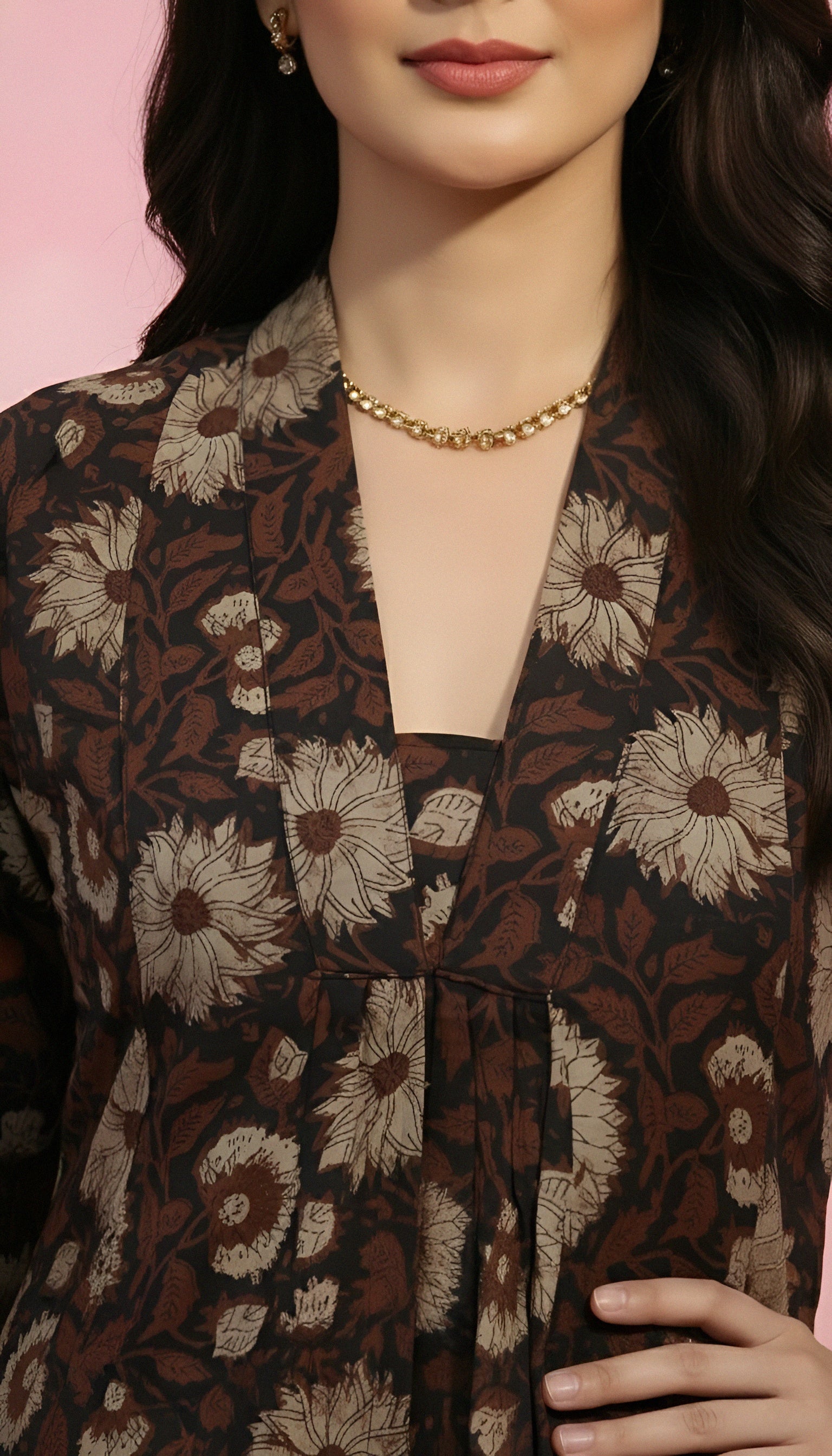 Alien Print Flair Kurti