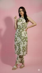 Green Floral Co-ord Set