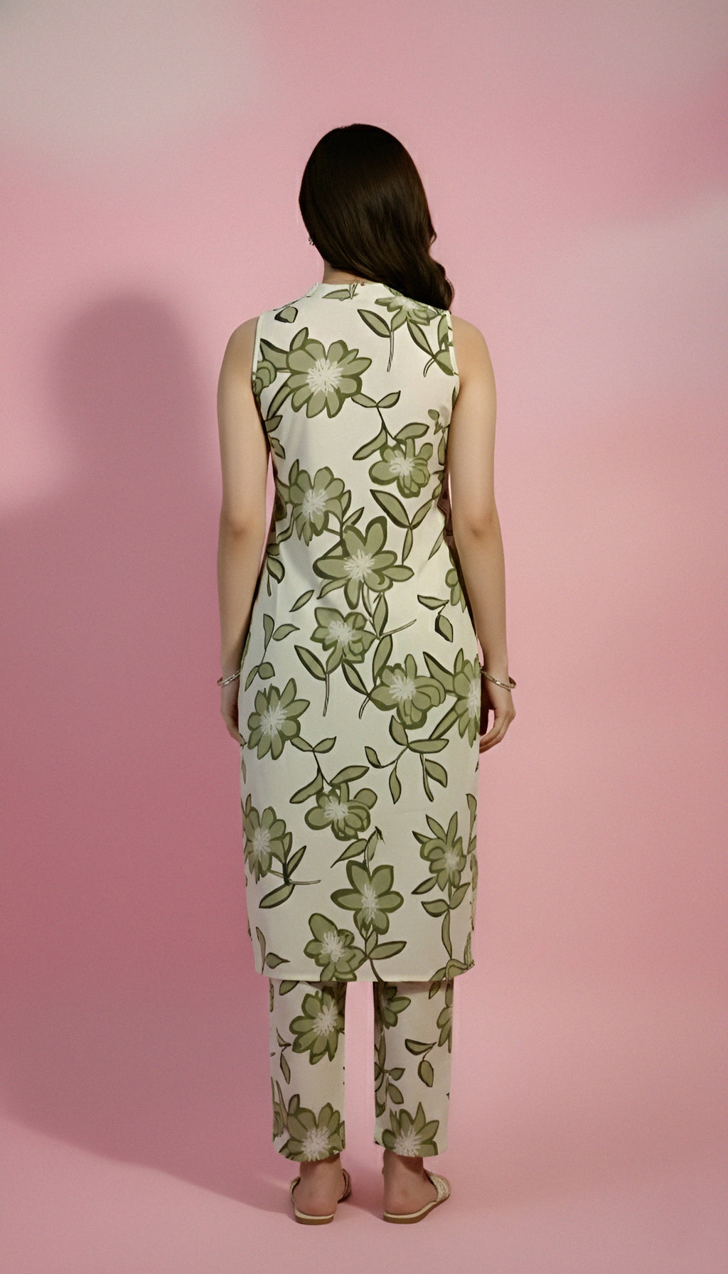 Green Floral Co-ord Set