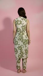 Green Floral Co-ord Set