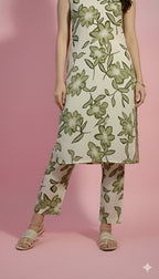 Green Floral Co-ord Set