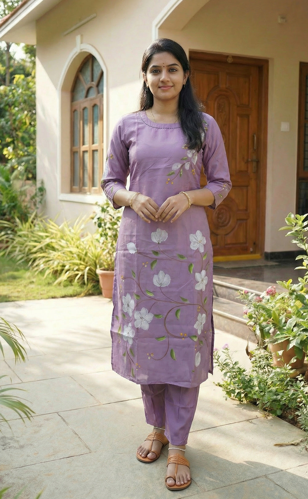Avnika Premium Silk Printed Kurti Set