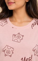 Light Printed Baniyan Cartoon Printed T-Shirt